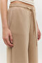 Wide-Legged Sweatpants with Elastic Waistband and Laces - 5