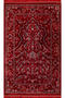 Buhara, Afghanistan Vintage Ethnic Patterned Red Burgundy Antique Look Soft Textured Prayer Rug - 8