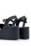 Alesya Cross Strap Padded Sole Sandals - 4