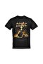 Ac Dc Guitar Front and Back Printed Unisex Black Tshirt - 2
