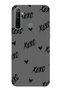 Realme 5I / 6I / C3 Compatible Xoxo Patterned Transparent Phone Case