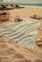 Hürrem Cotton Peshtemal |   Natural Fringed Beach, Pool, Spa, Sauna, Sports, Travel Towel - 6 Colors - 6