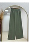Belgin Bolerolu Tunic Long Pants Modal Suit-Zş7078 Khaki - 7