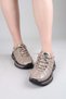 Nano Stitched Detailed Sports Shoes Beige - 3
