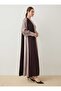 Contrast Color Stylish Hijab Dress - Beige - - Exclusive - 3