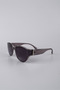 Smoked Oval Plastic Frame Women's Sunglasses Gg25Lvsf8003R05