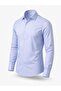Slim Fit Long Sleeve Easy Iron Cotton Satin Men's Shirt - 5