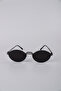 Smoked Metal Frame Oval Unisex Sunglasses Gg25Lv2308R02