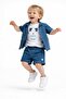 Baby Boy Summer 3-Piece Set – Sleeveless Cotton Undershirt with Dog Print (6-24 Months) - 7