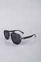 Unisex Geometric Frame Black Sunglasses Gg25Mp3422R04 - 2