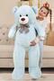 180-190 cm Giant Boy Cute Plush Bear with Bow Tie - Special Gift for Lover, Spouse, or Friend - 2