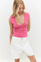 V-Neck Basic Top - 5
