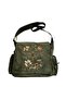 Vintage Bohemian Botanical Printed Unisex Khaki Messenger Bag