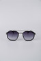 Unisex Square Framed Metal Sunglasses with Gradient Lenses Gg25Mp3422R03