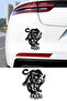 Predatory Panther Auto Sticker - Car Engine Sticker - Vehicle Windshield Hood Decal 11X15Cm