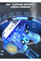 Automatic Bubble Gun with Lights and 360° Leak-Resistant Flip Design - 5