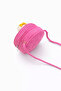 Girl's Teddy Bear Straw Bag 12 cm Cross Strap Cute Design Shoulder Bag / Gift - 3