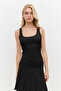 Square Neck Thick Strap Basic Athlete's Undershirt