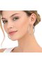 Twist Detailed Hoop Earrings Silver Color Tarnish Resistant Steel Modern Stylish Daily Women's Earrings - 2