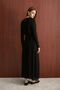 Corsage Detailed Lace Dress Black 2758 - 8