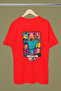 Breaking Bad Vice City Printed Circular Neck Cotton Oversize Fit Unisex Short Sleeve Tshirt - 3