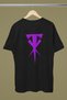 Undertaker Symbol Printed Circular Neck Cotton Oversize Fit Unisex Short Sleeve Tshirt - 3