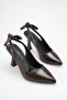 Brown Bowknot 9cm Women's Shoes - 4