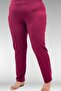 1732 Plus Size Turtleneck Zipper Swimsuit - Burgundy - 6