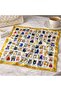 Hei Cat Patterned Silk-Look Casual Women's Accessory Scarf Foulard - 2