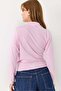 Women's Gathered Side Blouse Pink - 6
