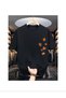 Maple Leaf Print T-Shirt - Short Sleeve Round Neck