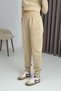Women's Modal Scuba High Waist Jogger Tracksuit Set Mink - 2