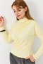 Women's smocked blouse yellow - 4