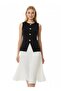 Large Button Detailed Pocketed Knitwear Vest Ss26Yl0004 - 6
