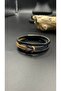 Handmade Real Leather & Rope Men's Bracelet – Minimal Knot Design, Premium Style 21 cm - 3