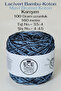 Navy Blue Twisted Bamboo Cotton and Blue Brumel Cotton Blend Design Knitting Yarn (400 Gr.) - 2