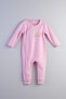 100% Cotton Baby Girl and Child Jumpsuit with Print Detail (Pink)