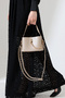 Cream Women's Bag Daily Stylish Shoulder and Hand Bag with Chain Accessories - 5
