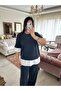 Shirt Detailed T-Shirt Pants Modal Pique Set - 4
