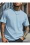 Men's Summer Red T-Shirt Cotton Basic Relaxed Fit Crew Neck Lightweight Fabric - 2