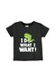 I Do What I Want Green Dino T-Shirt for Unisex Kids – 100% Cotton Multiple Colors – Sizes 0-16 Years