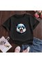 Panda with Glasses Printed 100% Cotton Crew Neck Kids Unisex T-Shirt 5 6 -7 8-9 10 -11 12 Years Old