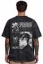 Spider-Man Spiderman Rock Metal Music Band Back Printed Unisex Oversize Vintage Washed T-Shirt