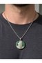 Natural Sea Shell Resin Pendant Silver Color Chain Unisex - 2