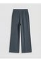 Lcwaikiki Classic Indigo Elastic Waist Wide Leg Women's Trousers - 2