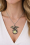 Game of Thrones Dragon Necklace I Phosphorescent Silver Color Chain Unisex 60 cm - 2