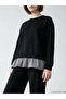 Trendlucky Oval Collar Plaid Women's Sweatshirt Tunic with a Difference - 5