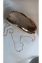 Women's Gold Metal Drop Model Special Occasion Wedding Engagement Event Evening Dress Portfolio Bag - 8