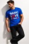 تي شيرت SLIM FIT Basic بشعار رمز السلام - 2