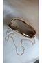 Women's Gold Metal Drop Model Special Occasion Wedding Engagement Event Evening Dress Portfolio Bag - 4